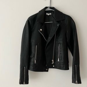Top shop fitted leather jacket